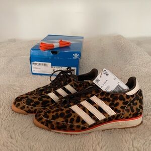 Adidas SL 72 OG Leopard Pattern Sneakers with White Stripes BRAND NEW WITH A BOX